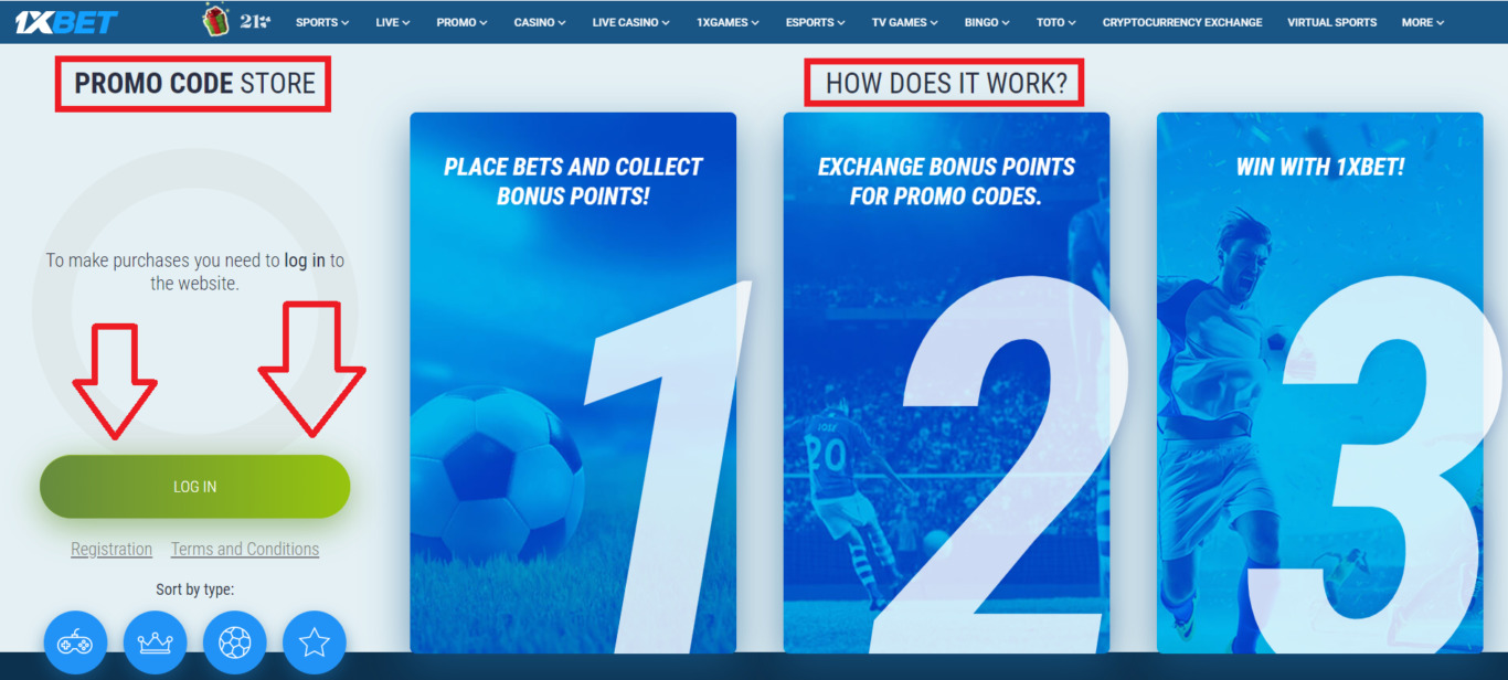1xBet promo code for registration - how to use?
